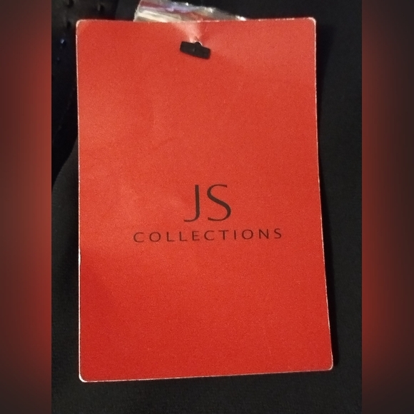 NWT JS COLLECTIONS BLACK BEADED SIDE DRESS PANTS SZ 14 - Picture 4 of 7